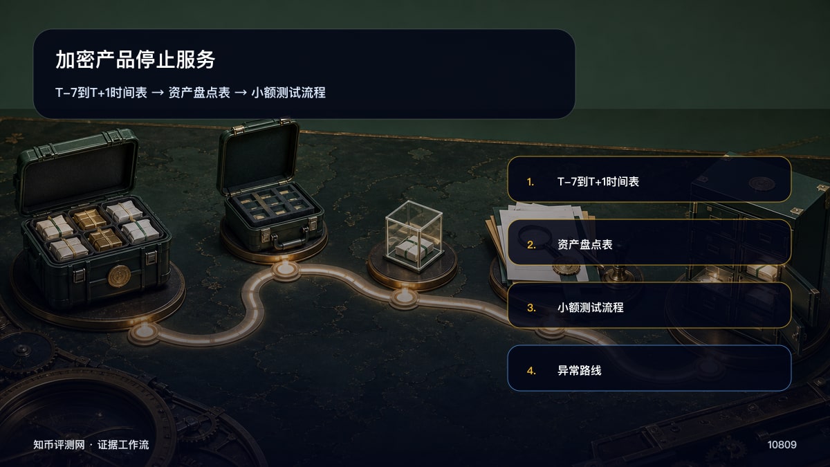加密产品停止服务前如何迁移资产？ 图 1