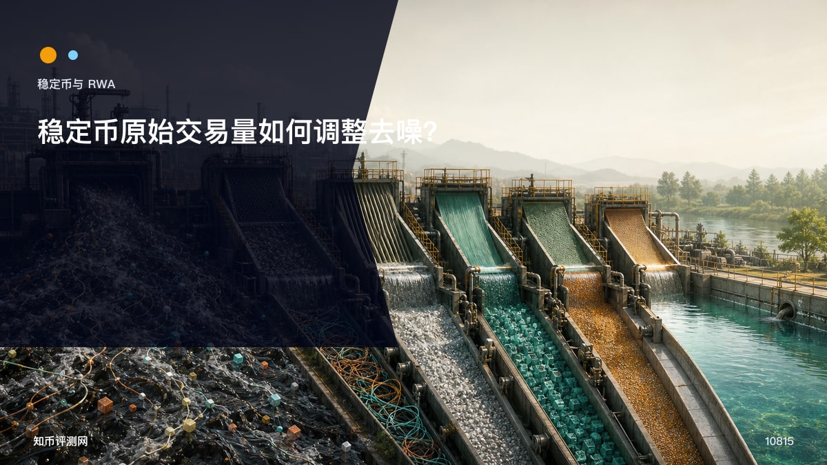 稳定币原始交易量如何调整去噪？