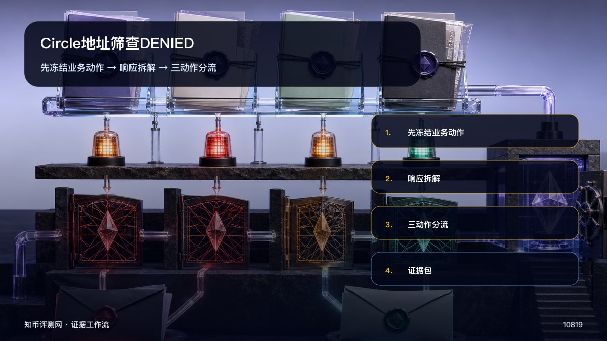 Circle地址筛查DENIED等于冻结吗？ 图 1