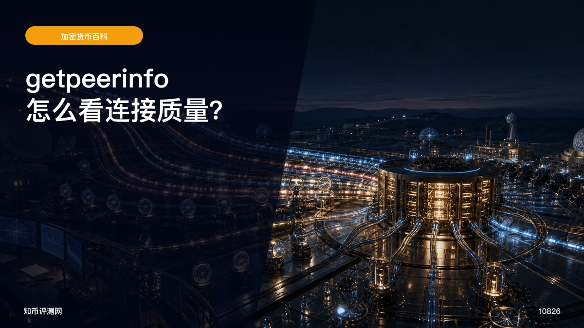 getpeerinfo怎么看连接质量？