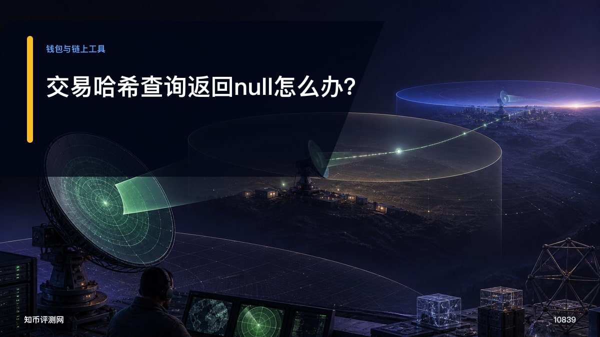 交易哈希查询返回null怎么办？