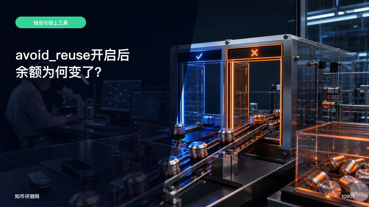 avoid_reuse开启后余额为何变了？