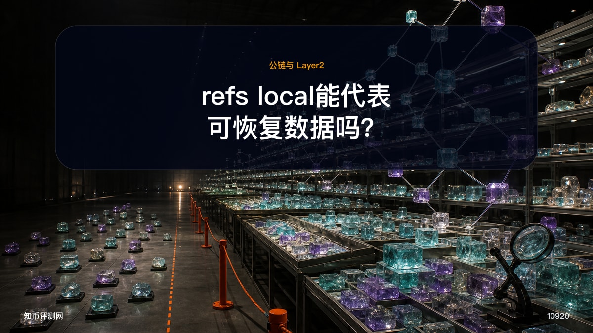 refs local能代表可恢复数据吗？