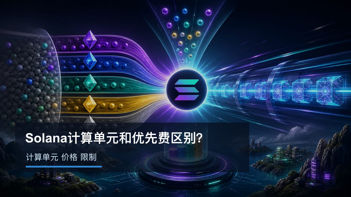 Solana计算单元和优先费区别？