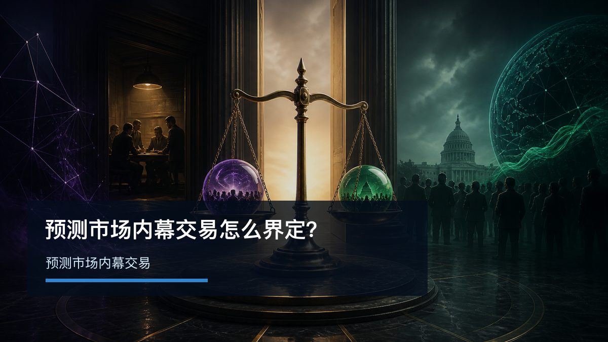 预测市场内幕交易怎么界定？