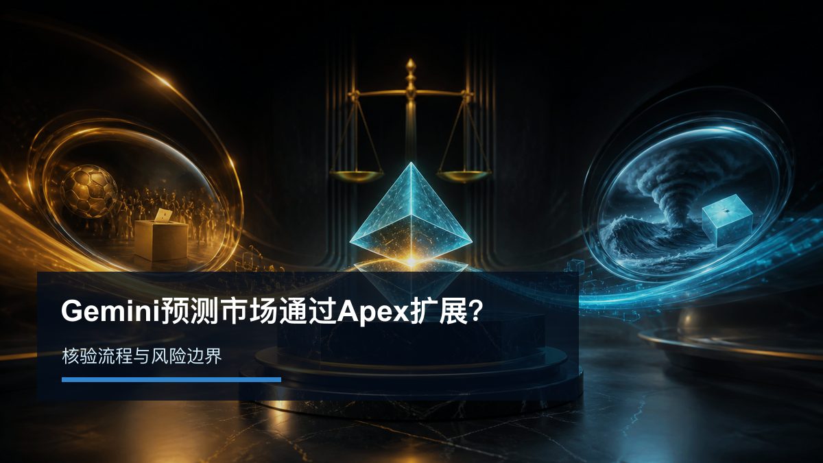 Gemini预测市场通过Apex扩展？ 图 1