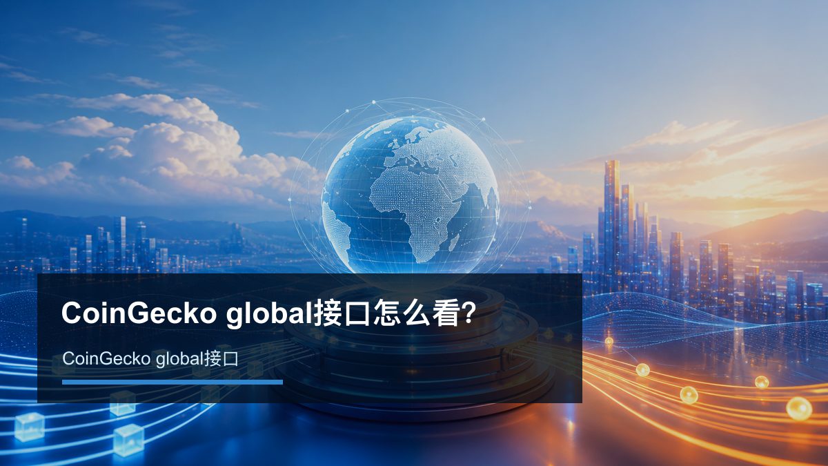 CoinGecko global接口怎么看？