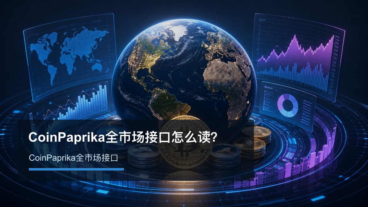 CoinPaprika全市场接口怎么读？
