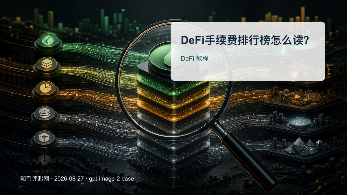 DeFi手续费排行榜怎么读？