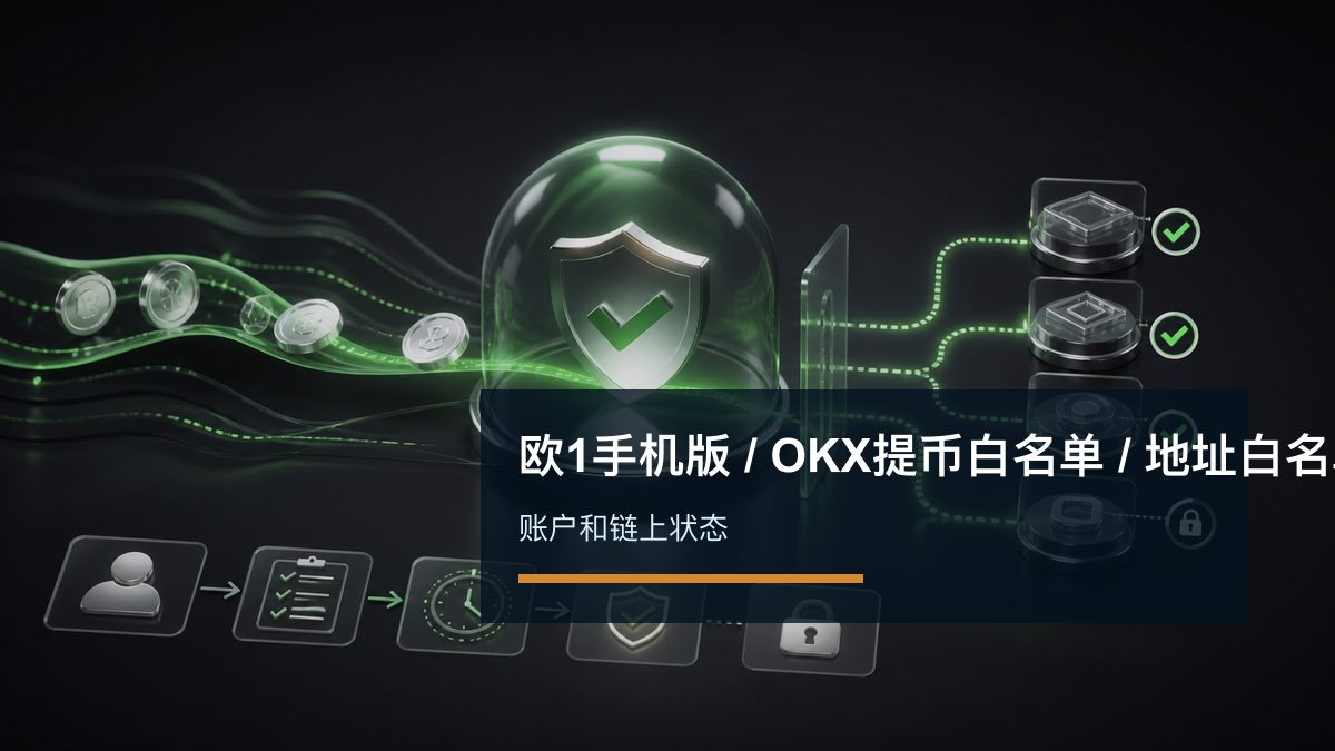 欧1手机版提币白名单怎么开？ 图 1
