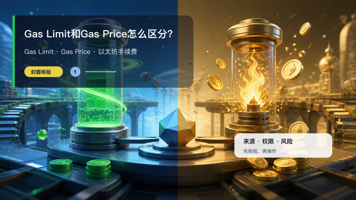 Gas Limit和Gas Price怎么区分？