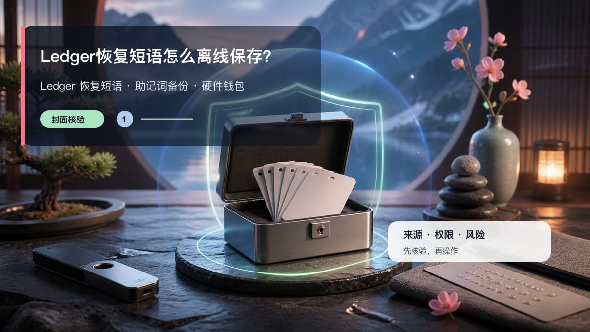 Ledger恢复短语怎么离线保存？