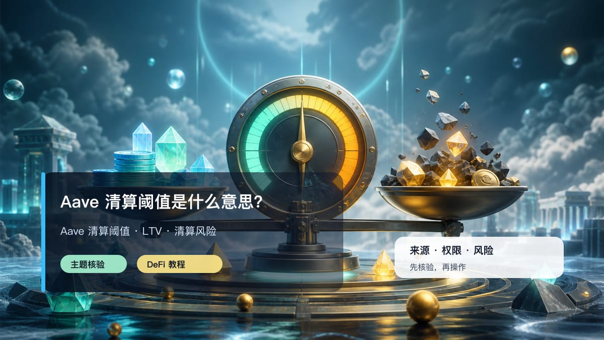 Aave 清算阈值是什么意思？