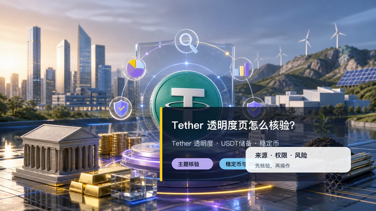 Tether 透明度页怎么核验？