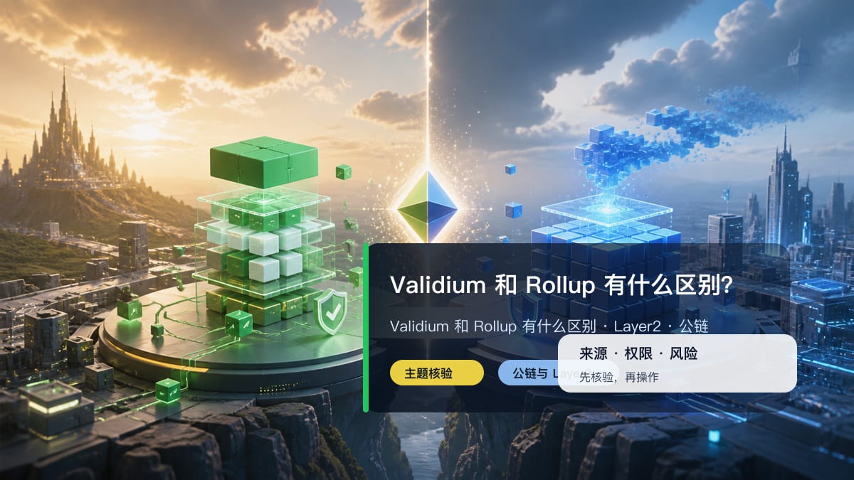Validium 和 Rollup 有什么区别？