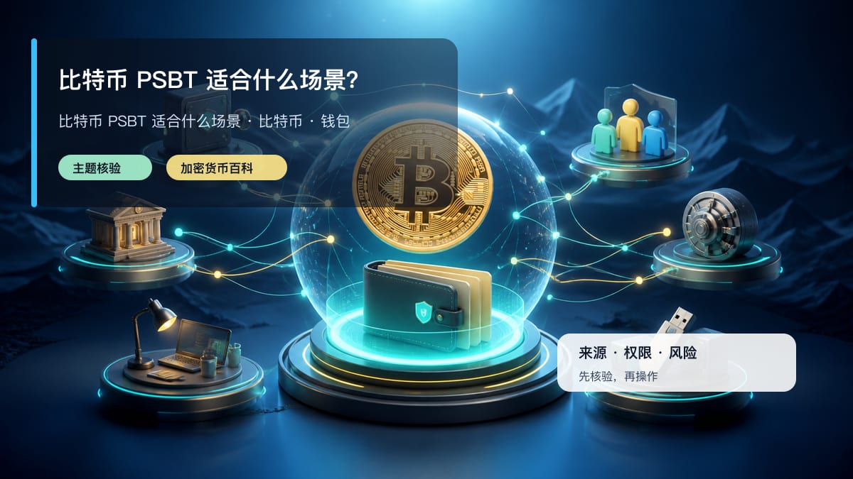 比特币 PSBT 适合什么场景？