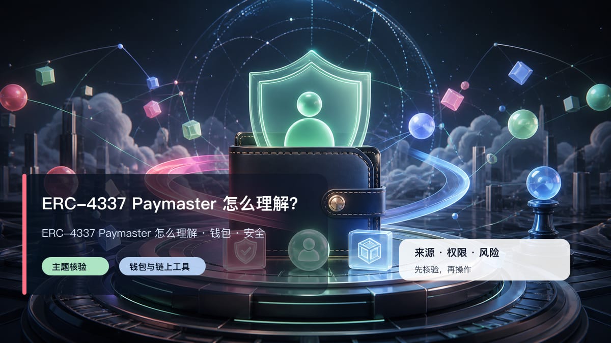 ERC-4337 Paymaster 怎么理解？