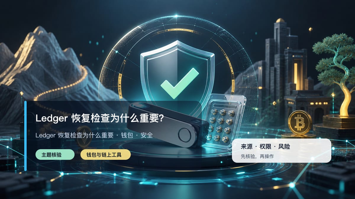 Ledger 恢复检查为什么重要？