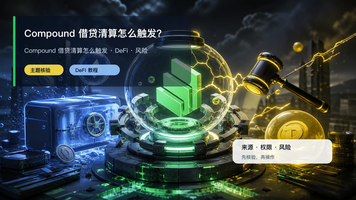 Compound 借贷清算怎么触发？