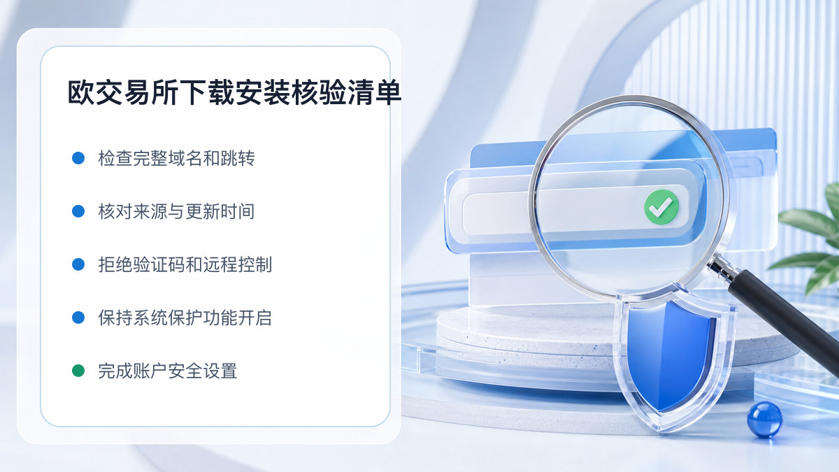 欧交易所下载安装：下载入口及设备安全检查 图 1