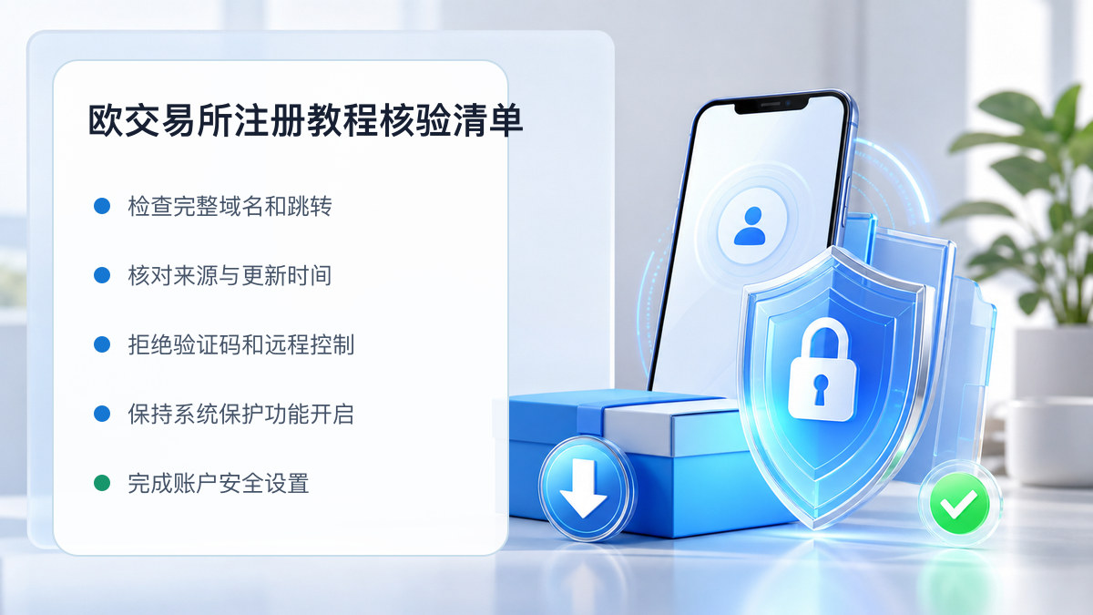 欧交易所注册教程：新用户注册核验清单 图 1