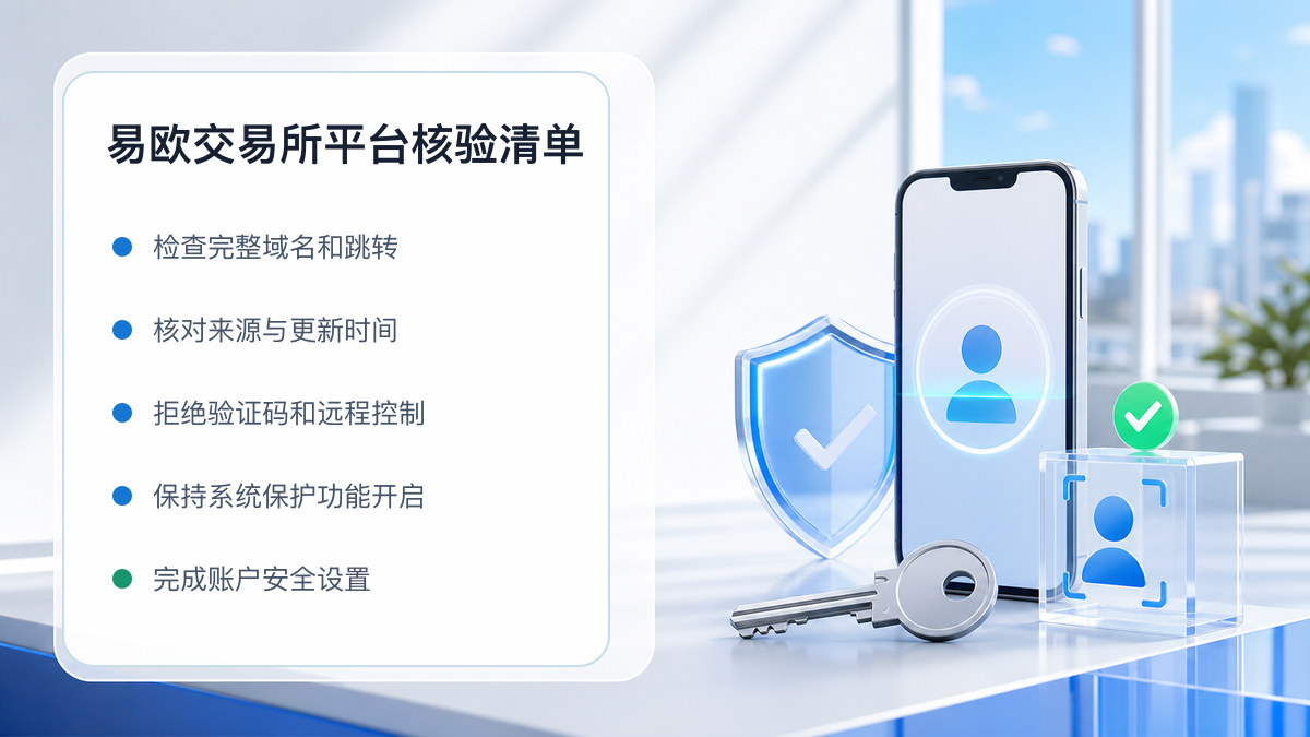 易欧交易所平台：页面真实性检查方法 图 1