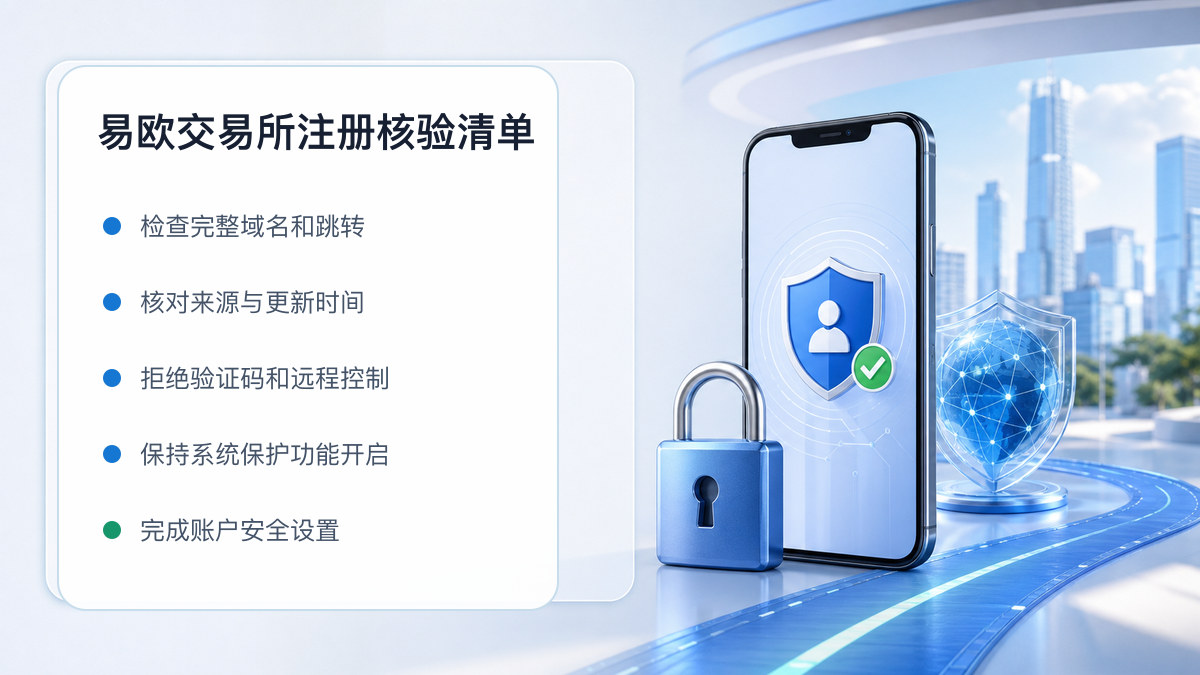 易欧交易所注册：新用户注册核验清单 图 1