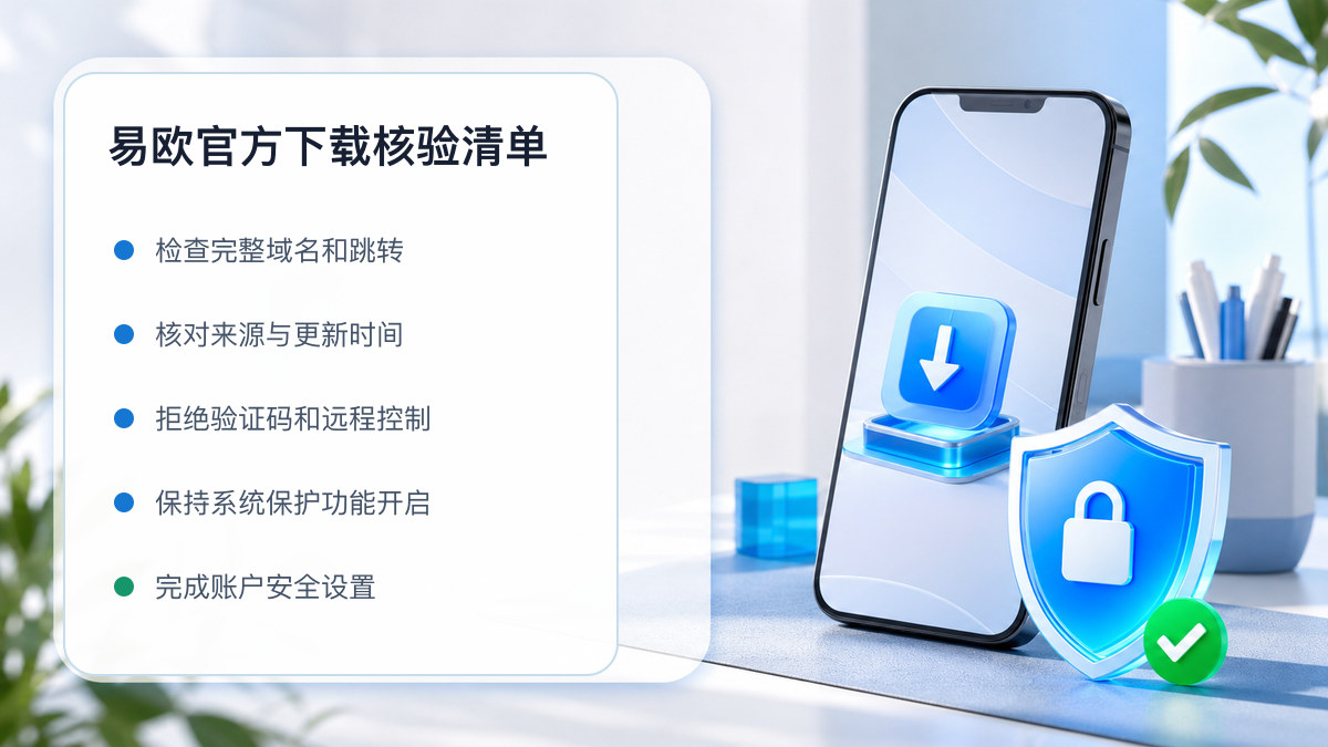 易欧官方下载：安装前后的核验步骤 图 1