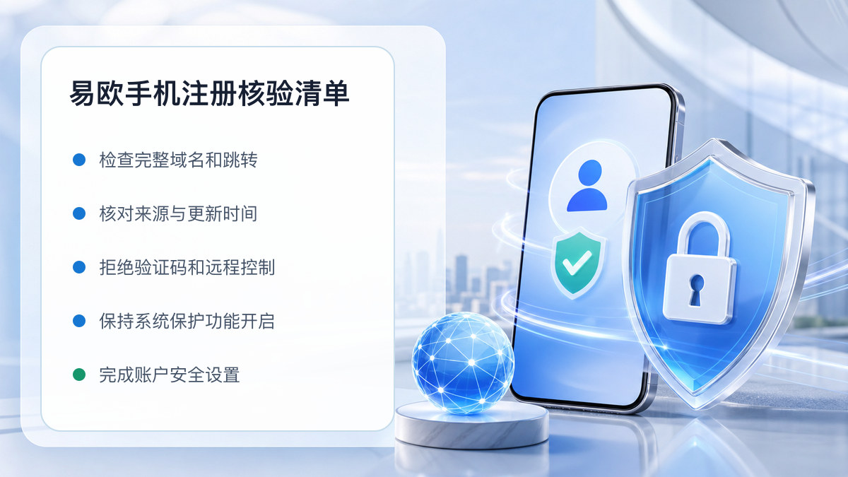 易欧手机注册：新用户注册核验清单 图 1
