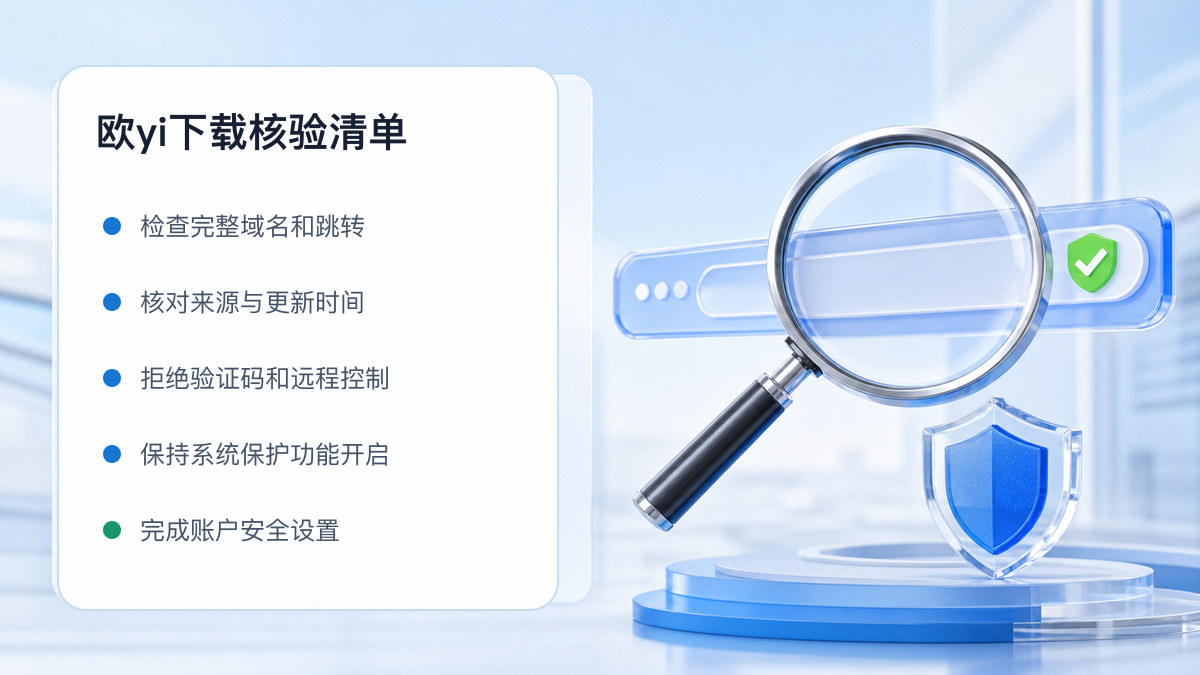 欧yi下载：官方渠道与安全安装核验 图 1