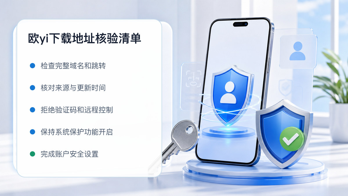欧yi下载地址：安装前后的核验步骤 图 1