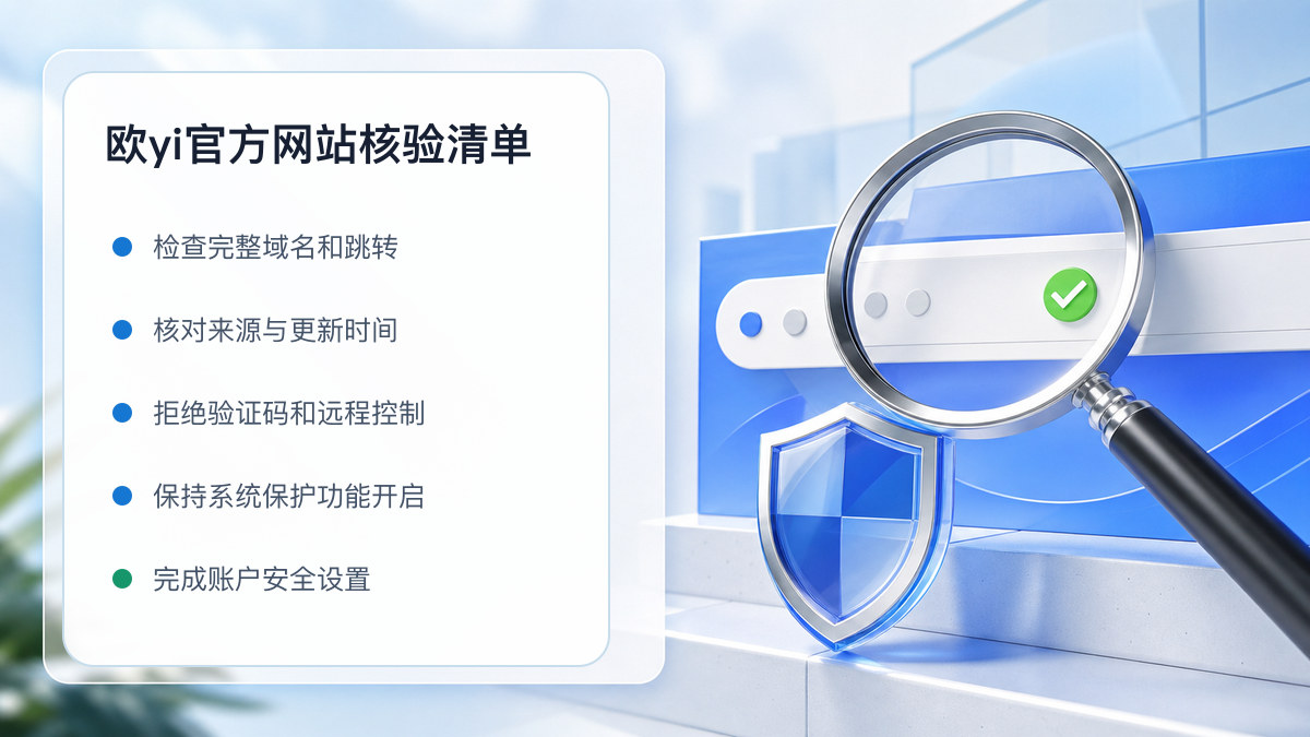 欧yi官方网站：入口识别与安全访问步骤 图 1
