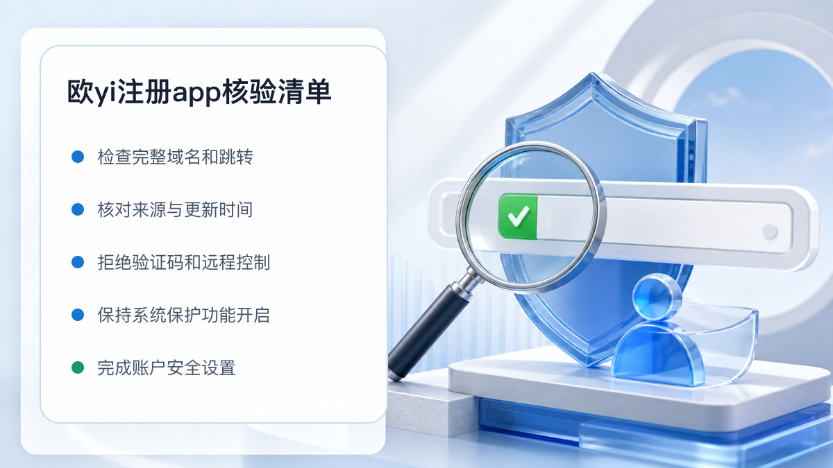 欧yi注册app：注册入口与账户安全指南 图 1