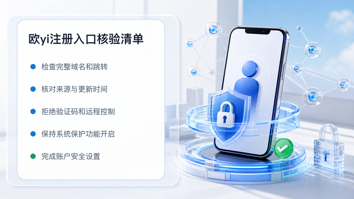 欧yi注册入口：开户流程和防骗检查 图 1