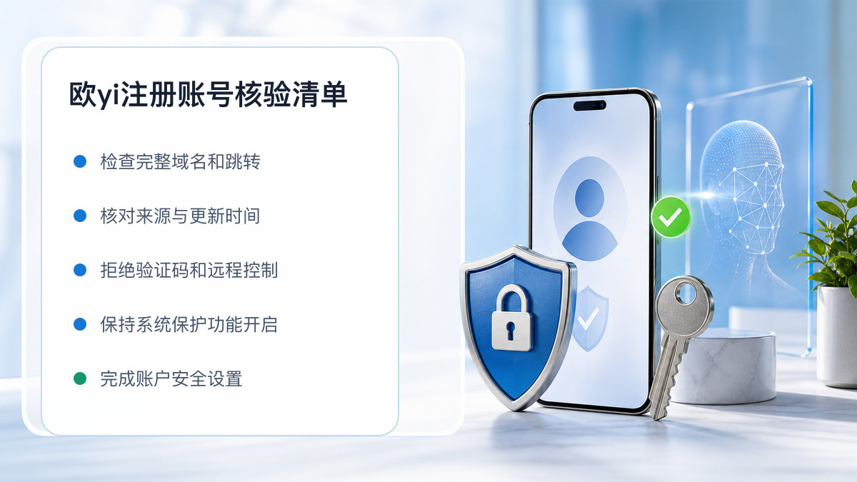 欧yi注册账号：新用户注册核验清单 图 1