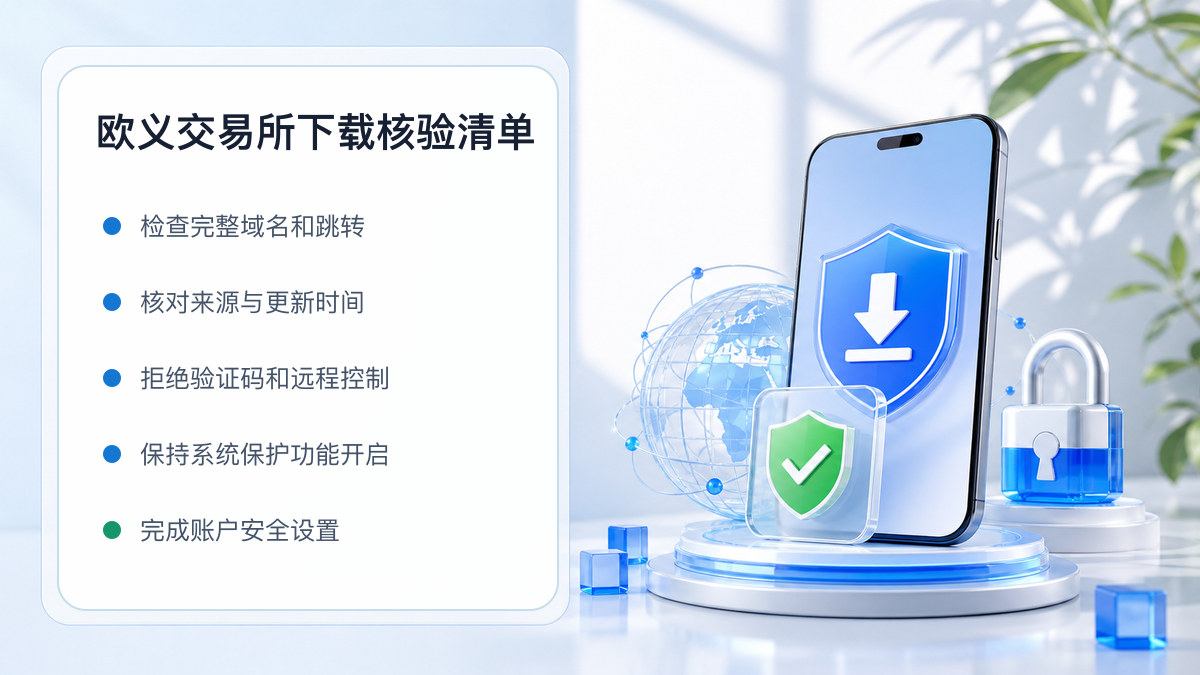 欧义交易所下载：安装前后的核验步骤 图 1