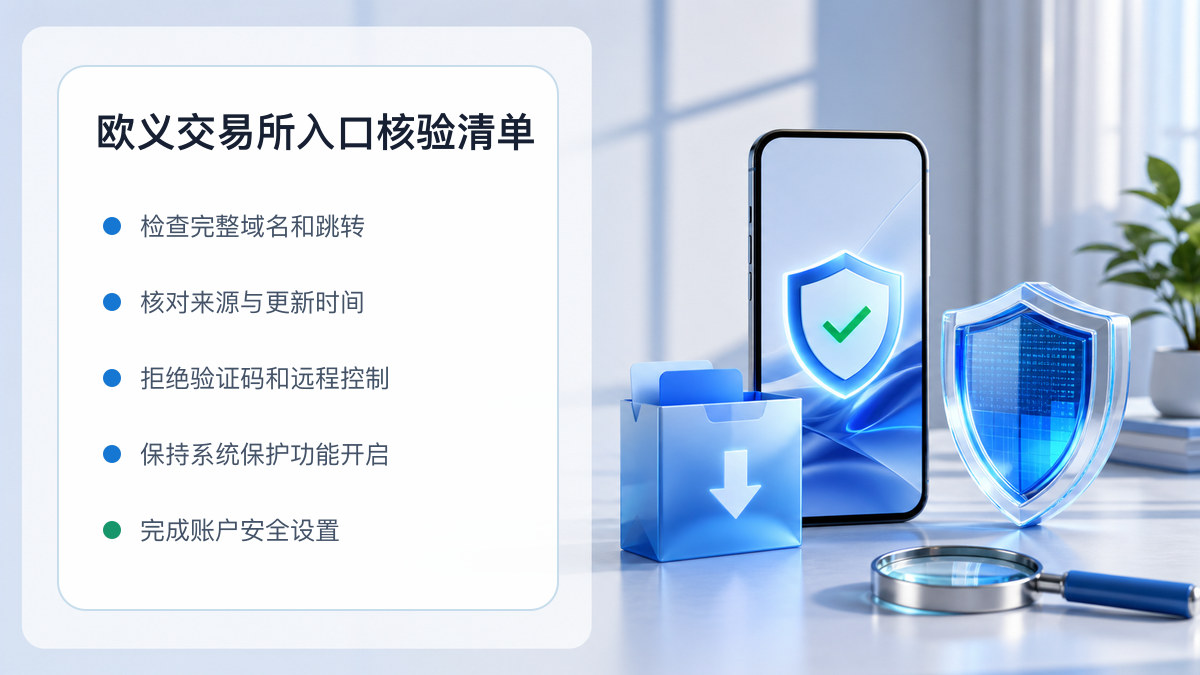 欧义交易所入口：官方入口与域名核验指南 图 1