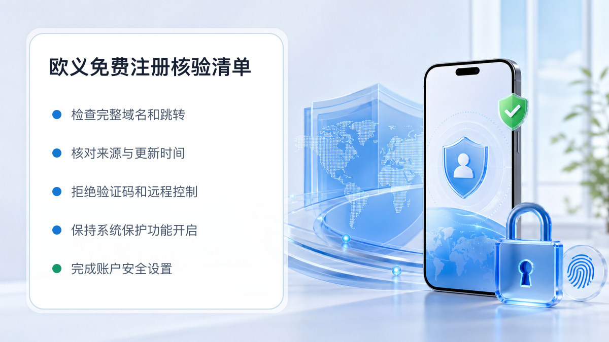 欧义免费注册：开户流程和防骗检查 图 1