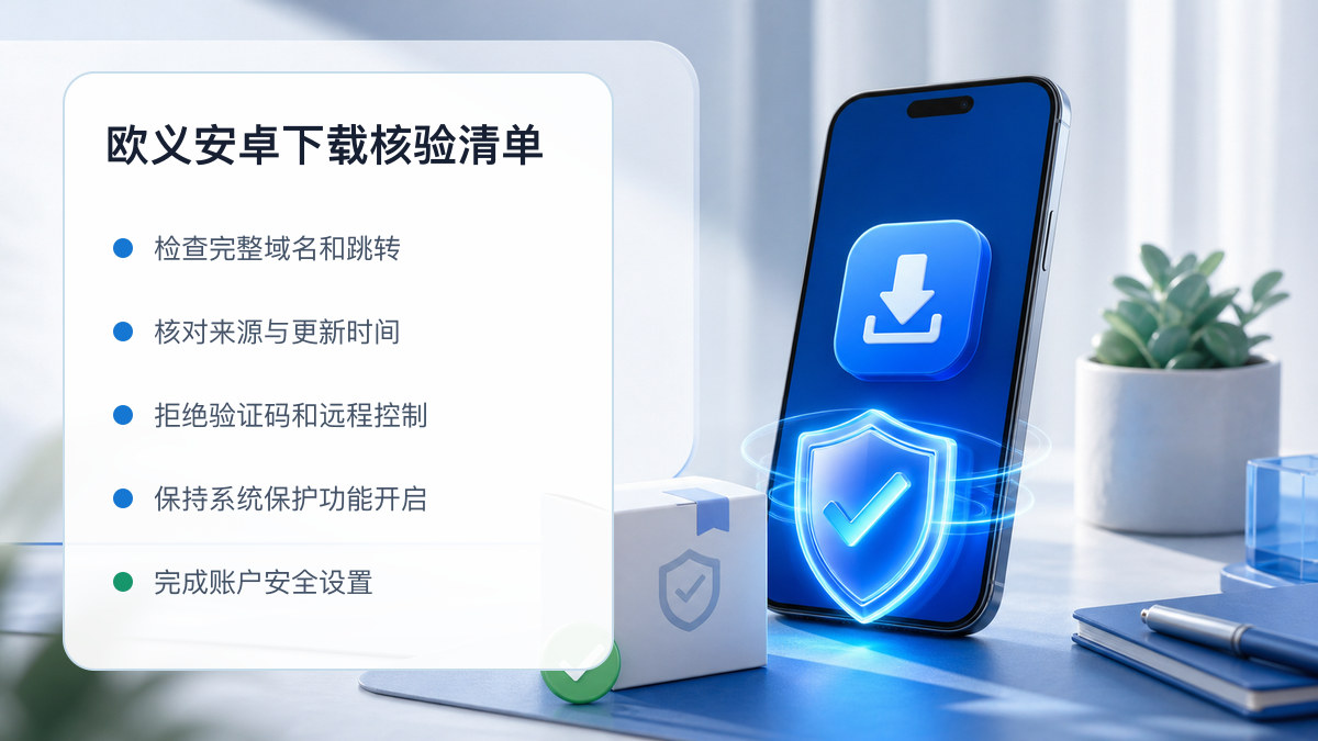 欧义安卓下载：安装前后的核验步骤 图 1