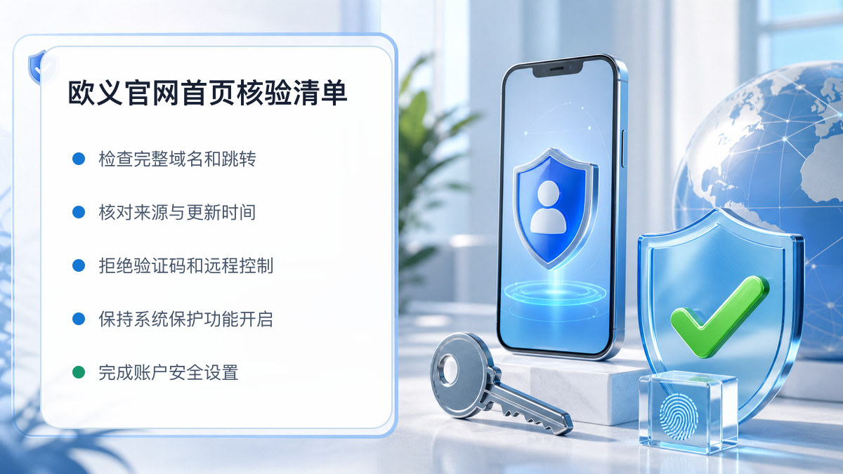 欧义官网首页：官方入口与域名核验指南 图 1