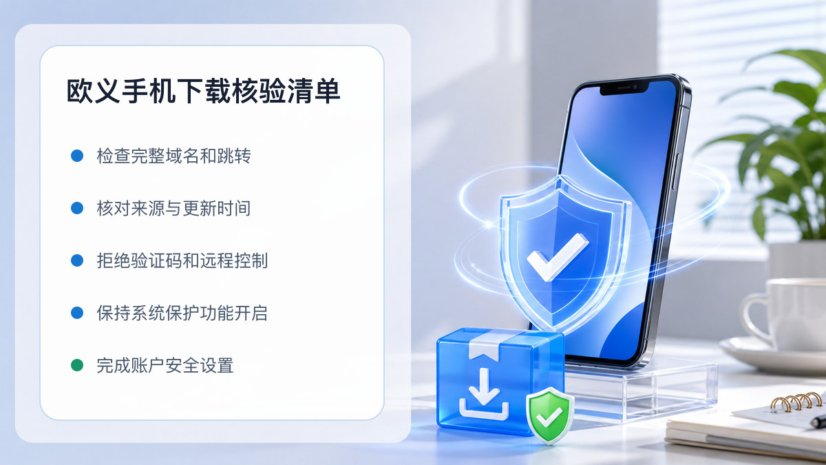 欧义手机下载：安装前后的核验步骤 图 1