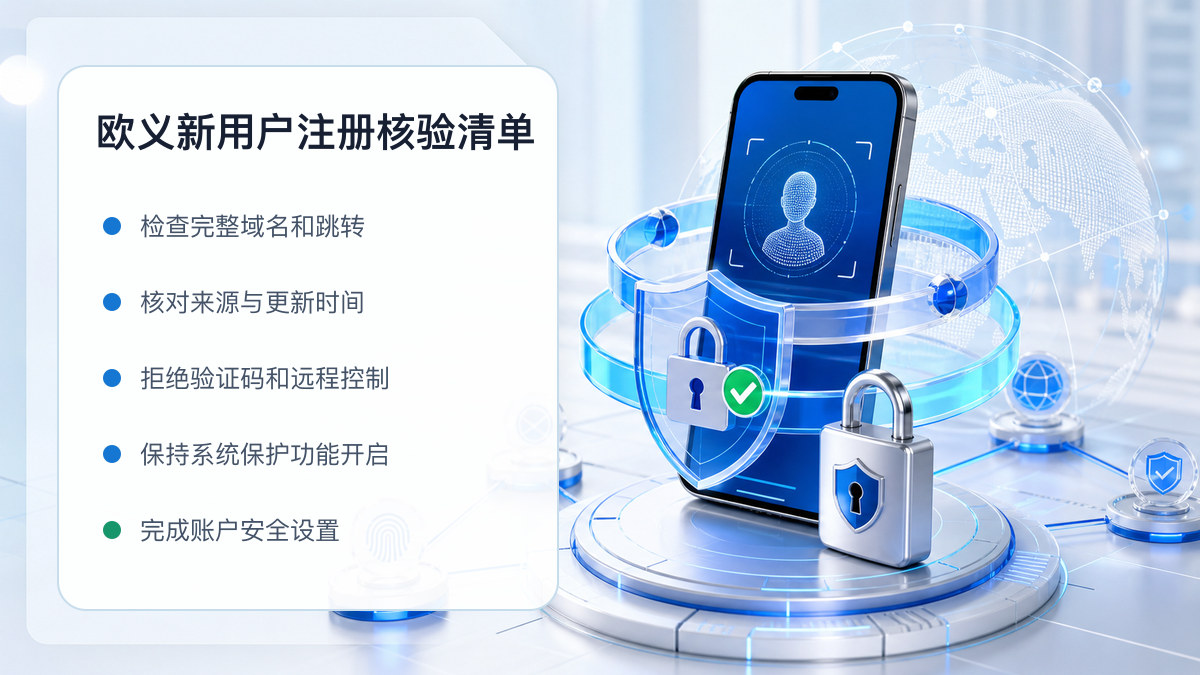 欧义新用户注册：开户流程和防骗检查 图 1