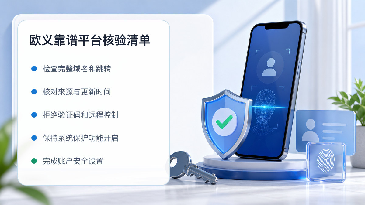欧义靠谱平台：页面真实性检查方法 图 1