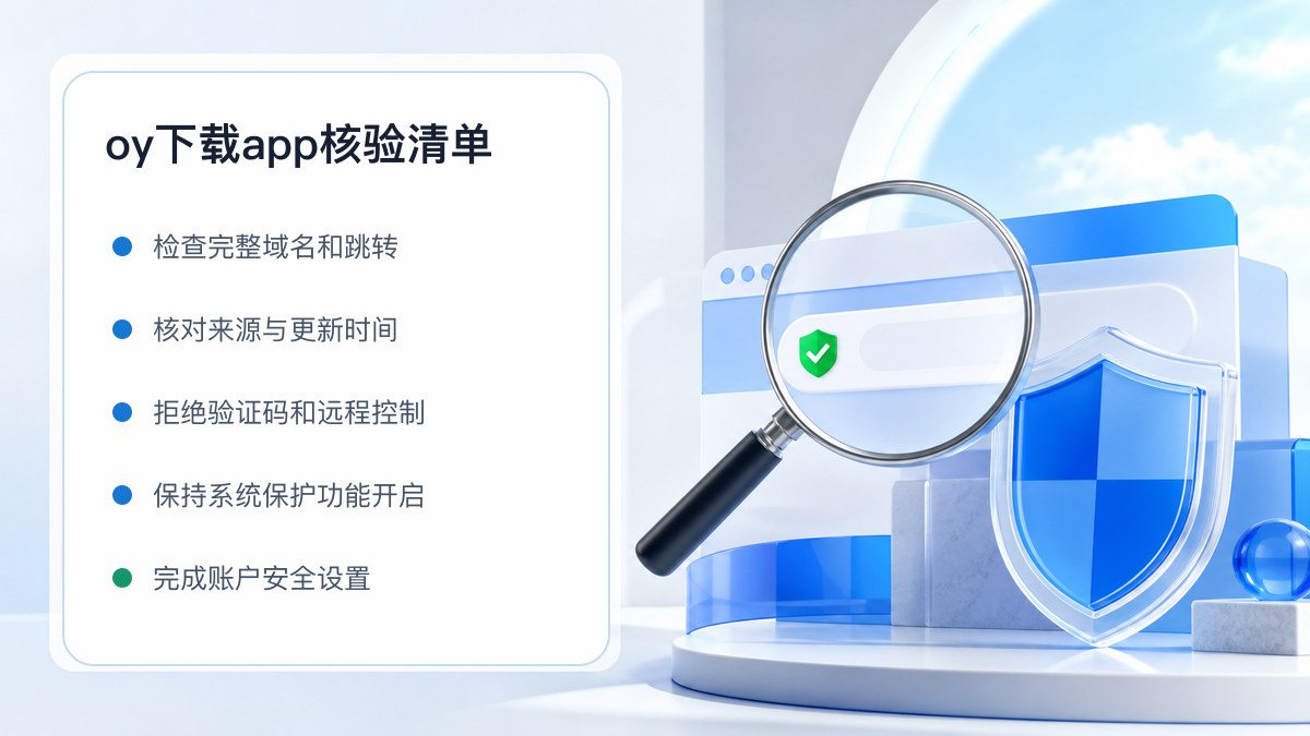 oy下载app：下载入口及设备安全检查 图 1