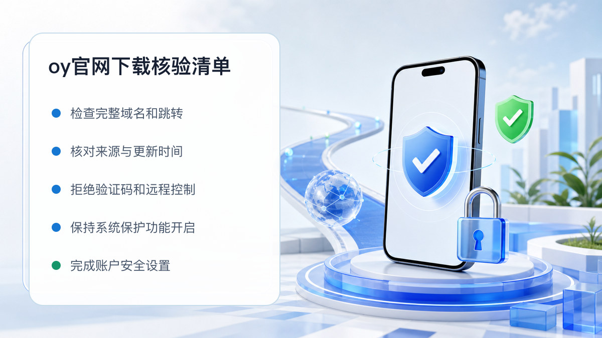 oy官网下载：下载入口及设备安全检查 图 1