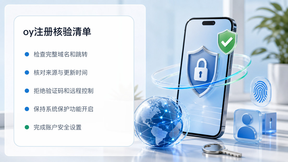 oy注册：新用户注册核验清单 图 1