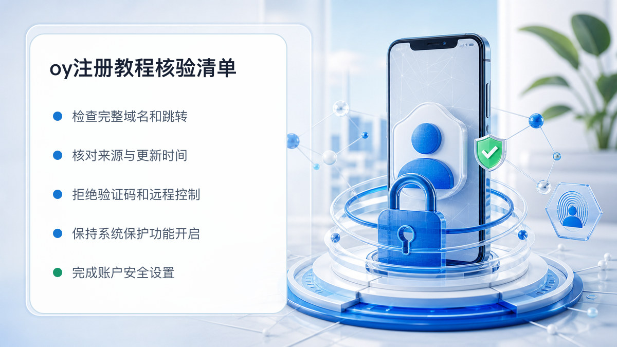 oy注册教程：注册入口与账户安全指南 图 1