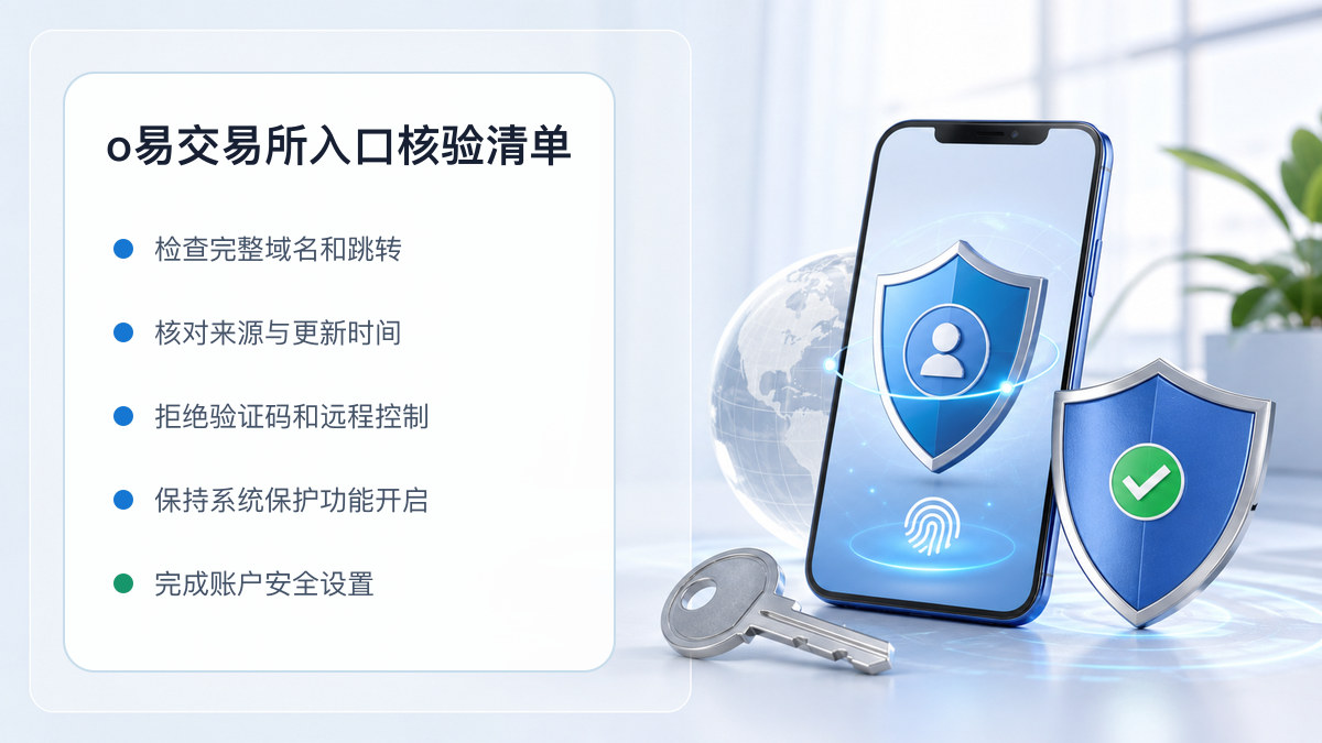 o易交易所入口：官方入口与域名核验指南 图 1