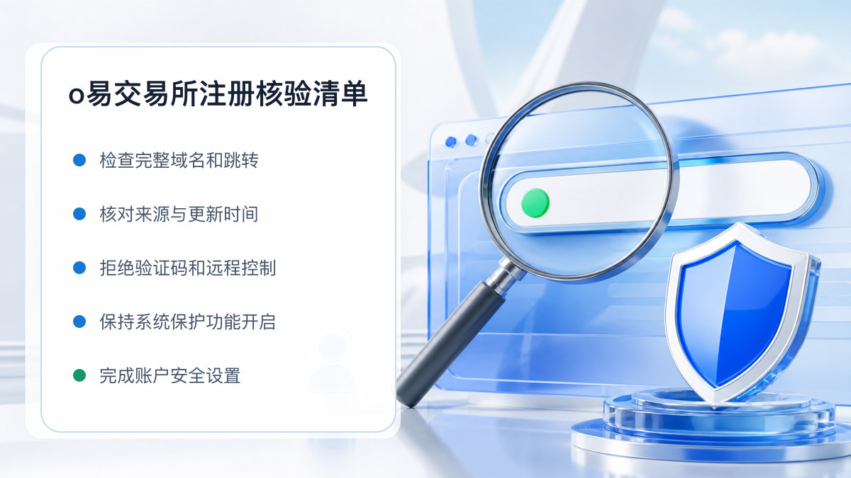 o易交易所注册：注册入口与账户安全指南 图 1