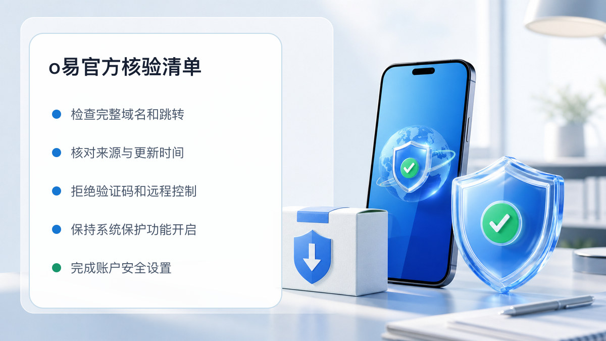 o易官方：页面真实性检查方法 图 1